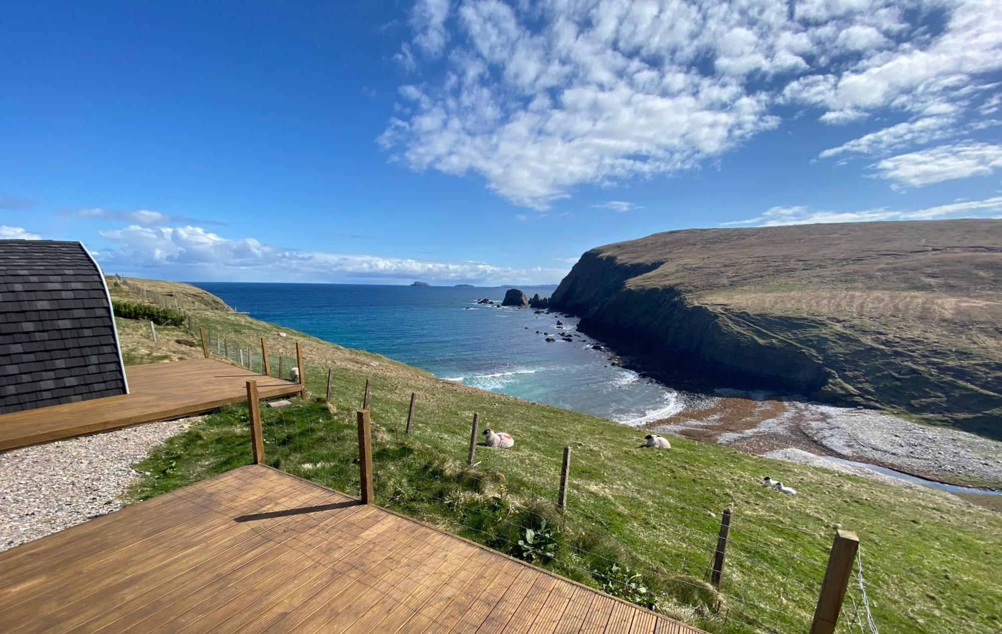 Seapods - Isle Of Lewis - Luxury En-Suite Pods On The Edge Of The Atlantic Ocean Aird Uig Buitenkant foto
