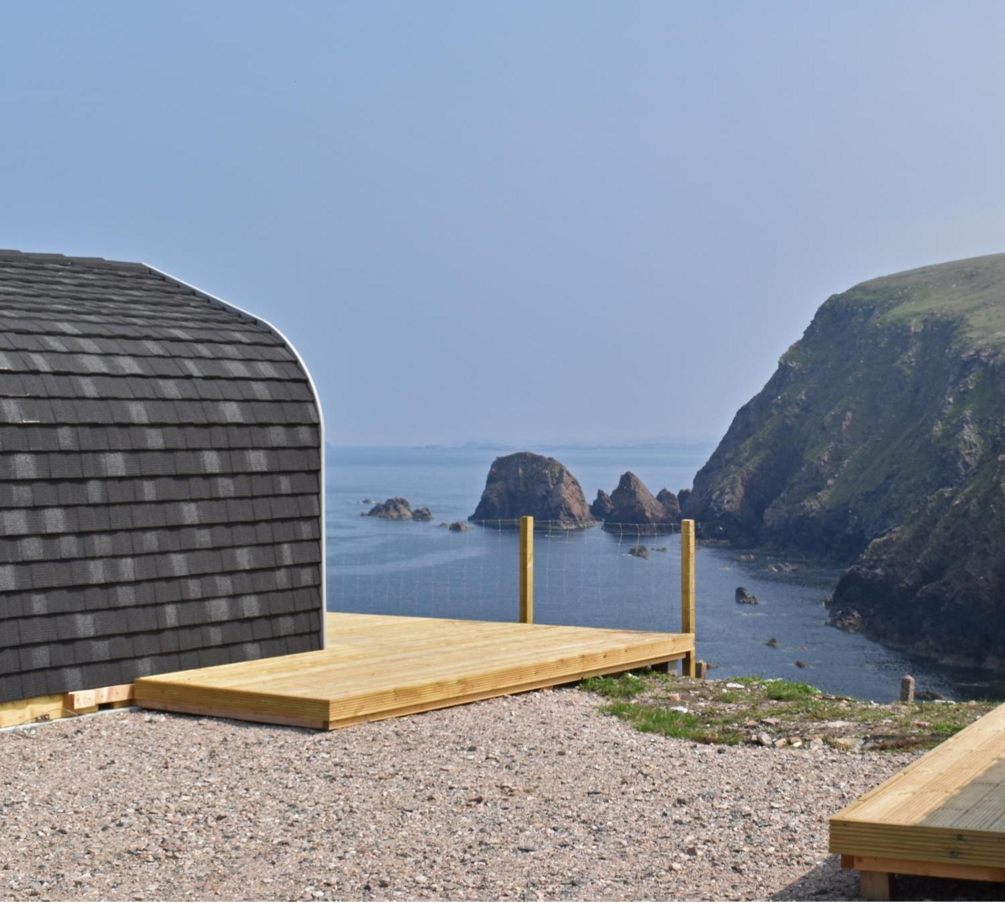 Seapods - Isle Of Lewis - Luxury En-Suite Pods On The Edge Of The Atlantic Ocean Aird Uig Kamer foto