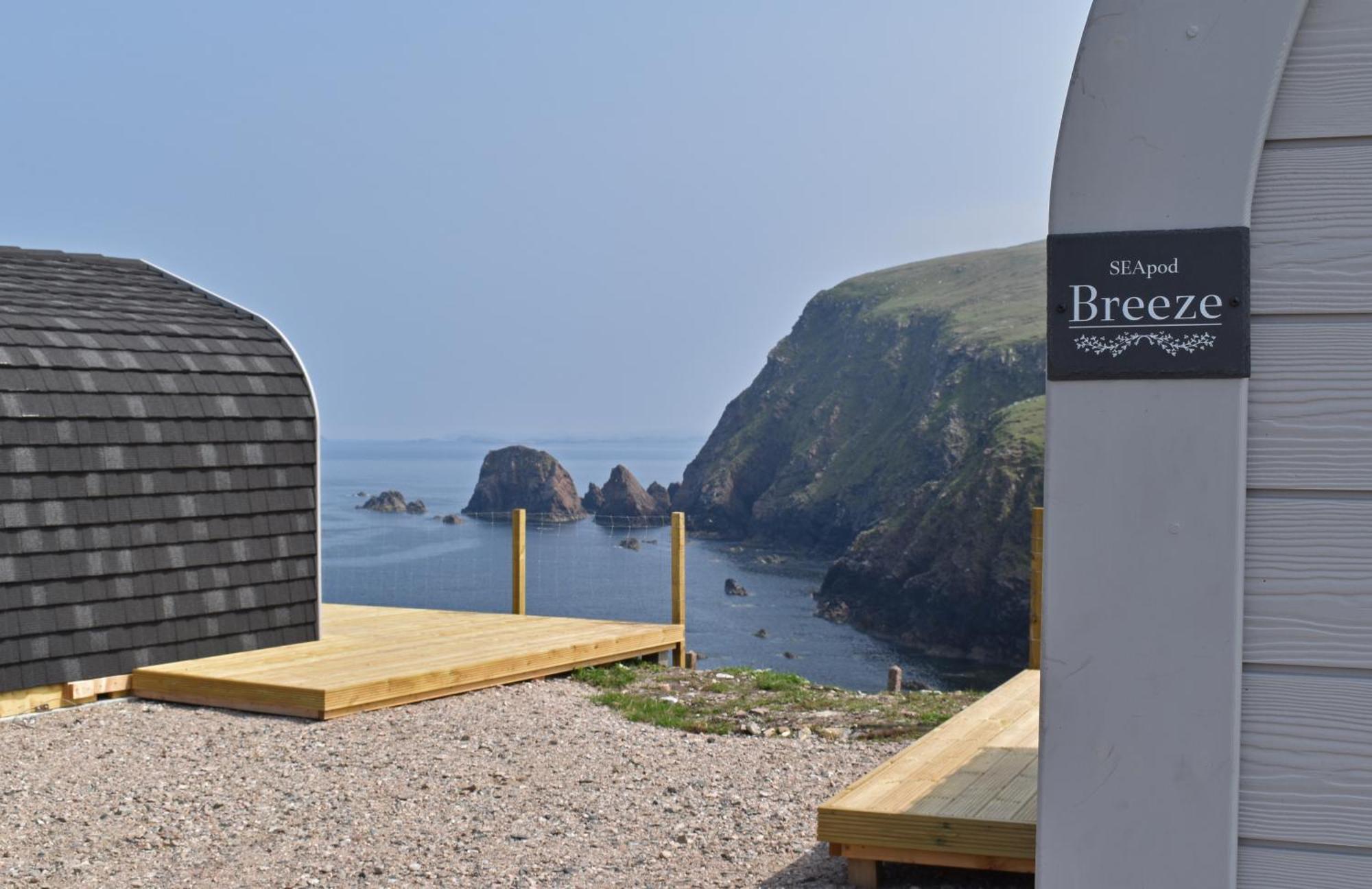 Seapods - Isle Of Lewis - Luxury En-Suite Pods On The Edge Of The Atlantic Ocean Aird Uig Buitenkant foto