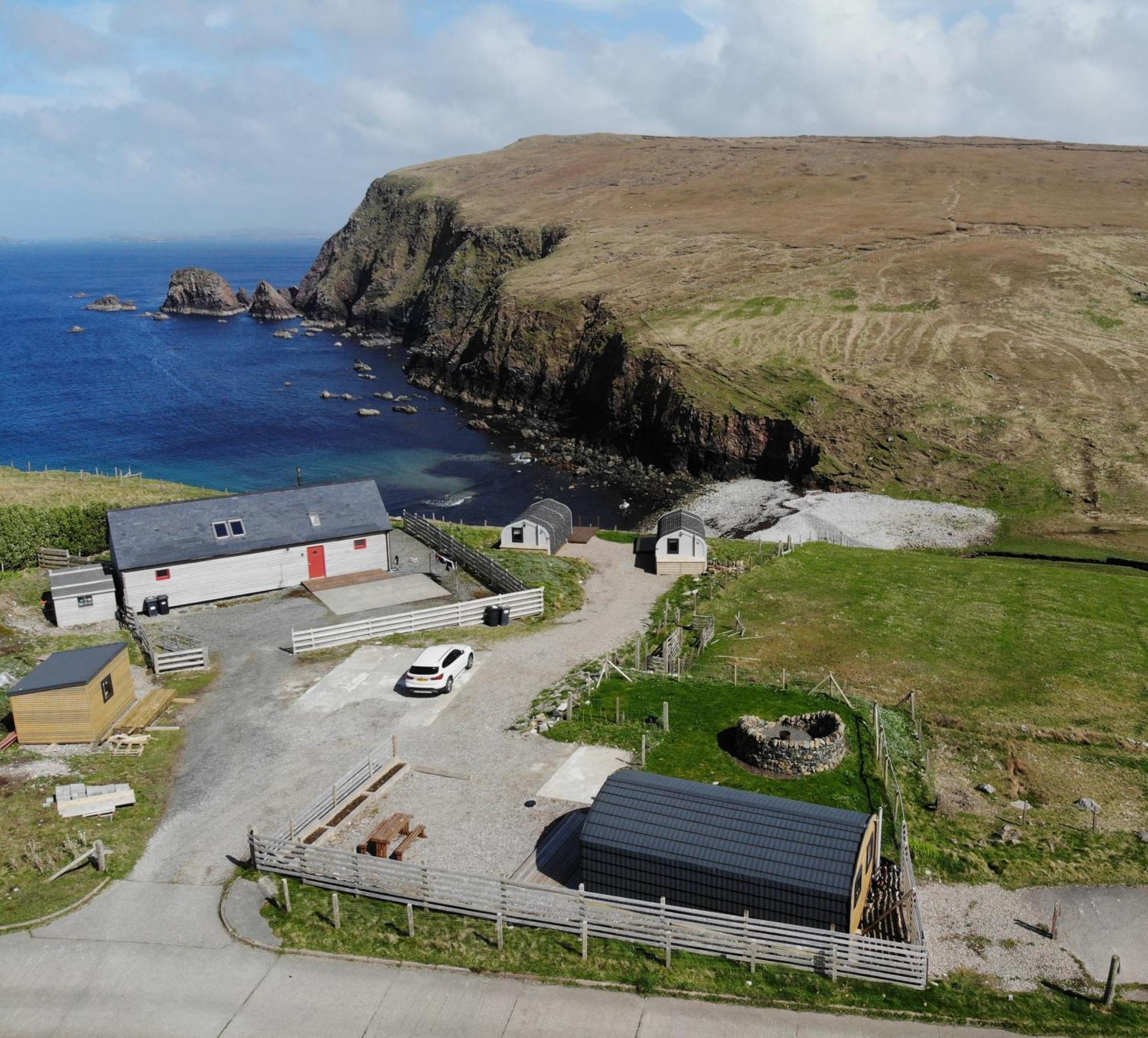 Seapods - Isle Of Lewis - Luxury En-Suite Pods On The Edge Of The Atlantic Ocean Aird Uig Buitenkant foto