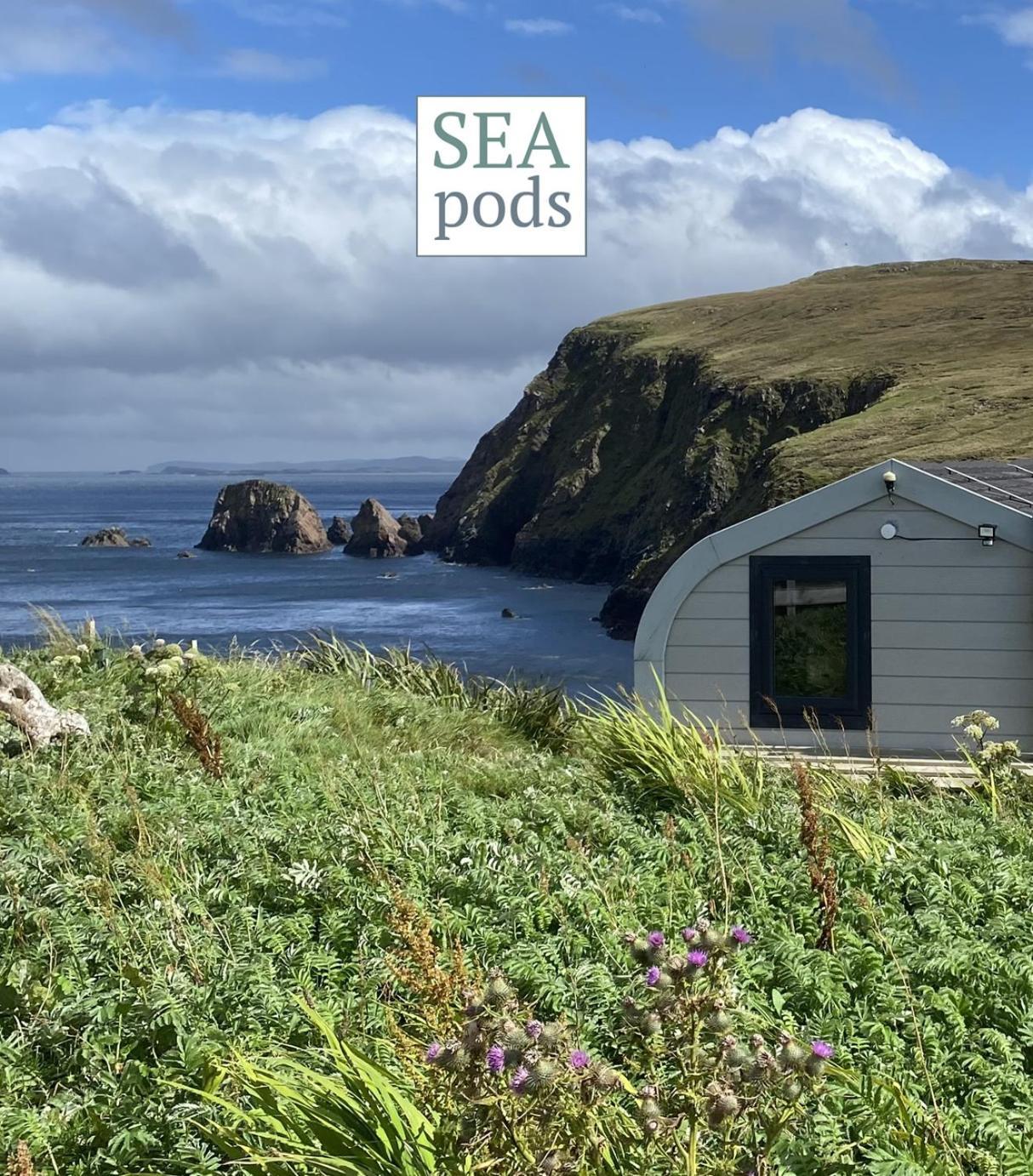 Seapods - Isle Of Lewis - Luxury En-Suite Pods On The Edge Of The Atlantic Ocean Aird Uig Buitenkant foto